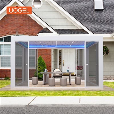 Pérgola Aluminio Con Laterais